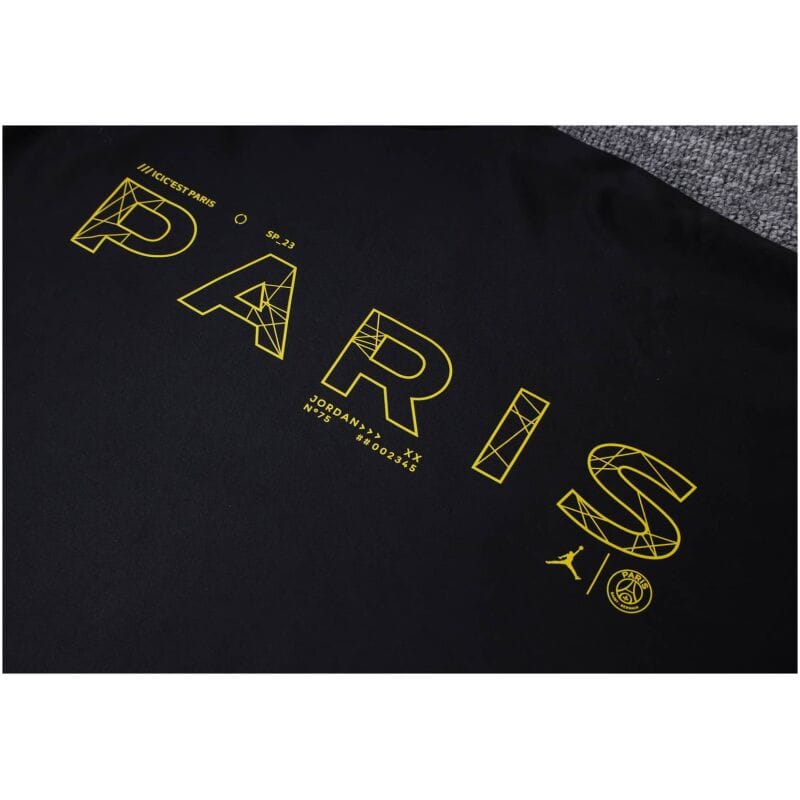Mens PSG x Jordan Short Training Suit Black 2023/24