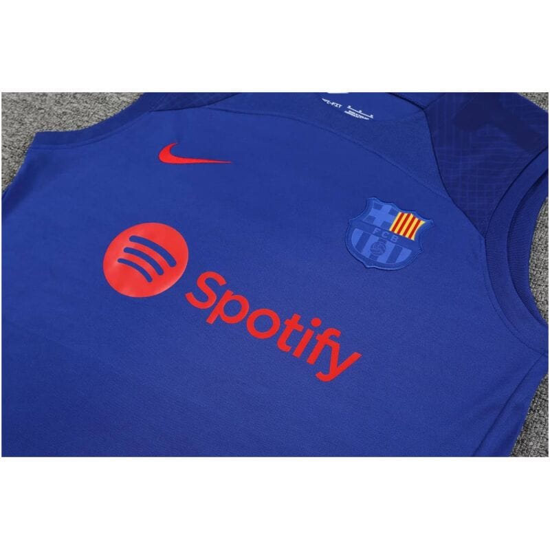 Mens Barcelona Singlet Suit Blue 2023/24