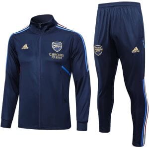 Mens Arsenal Jacket + Pants Training Suit Navy 2023/24