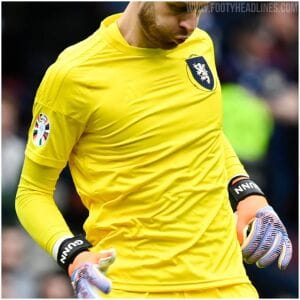 Mens Scotland 150th Anniversary Goalkeeper Yellow Jersey 2023
