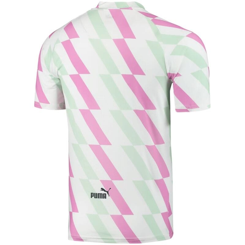 Mens Manchester City Pre-Match Top Short Training Jersey White 2023/24