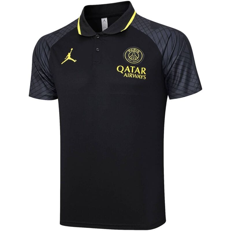Mens PSG x Jordan Polo Shirt Black 2023/24