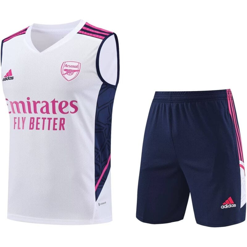 Mens Arsenal Singlet Suit White 2023/24