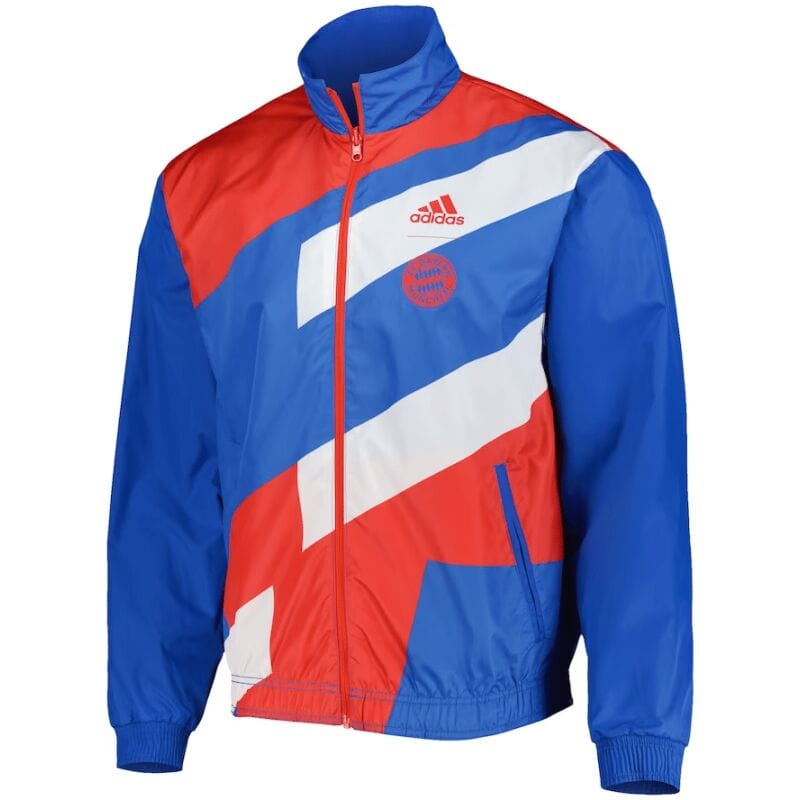 Mens Bayern Munich On-Field Team Logo Anthem Reversible Full-Zip Windrunner Jacket 2023/24