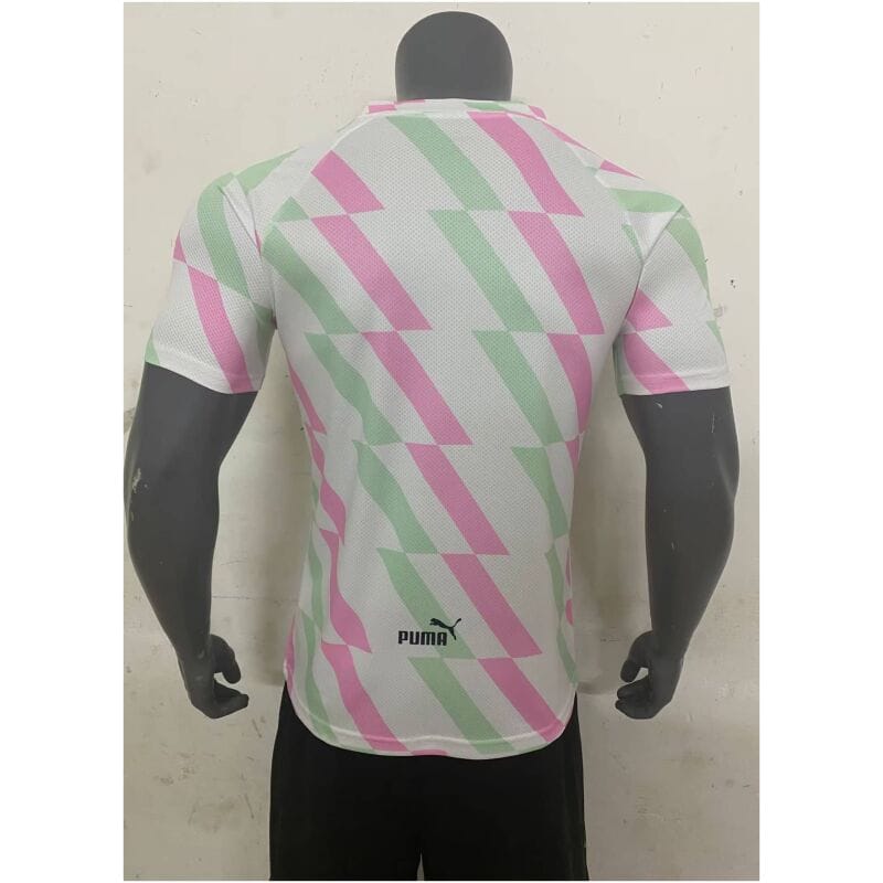 Mens Manchester City Pre-Match Top Short Training Jersey White 2023/24