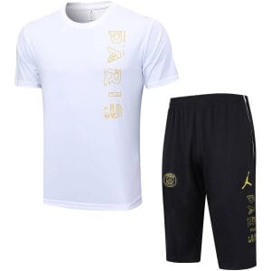 Mens PSG x Jordan Short Training Suit White 2023/24