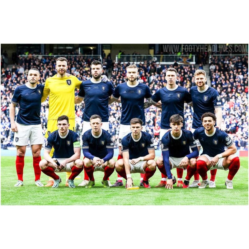 Mens Scotland 150th Anniversary Goalkeeper Yellow Jersey 2023