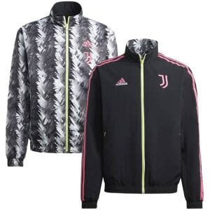 Mens Juventus On-Field Team Logo Anthem Reversible Full-Zip Windrunner Jacket 2023/24