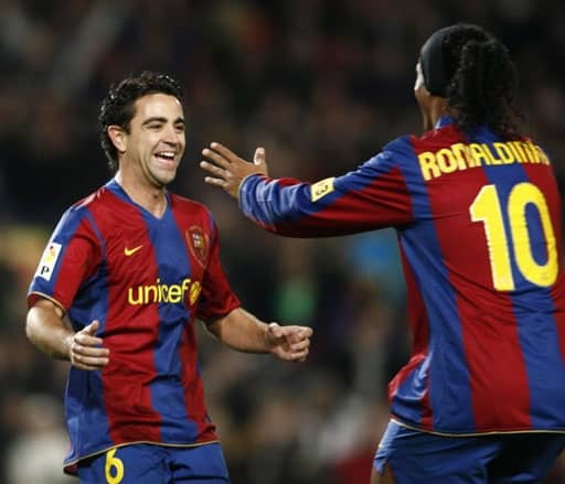 Mens Barcelona Retro Home Jersey 2007/08