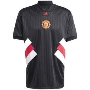 Mens Manchester United Icon Jersey Black 2023/24
