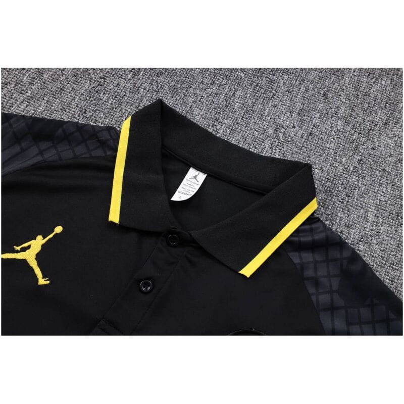 Mens PSG x Jordan Polo Shirt Black 2023/24