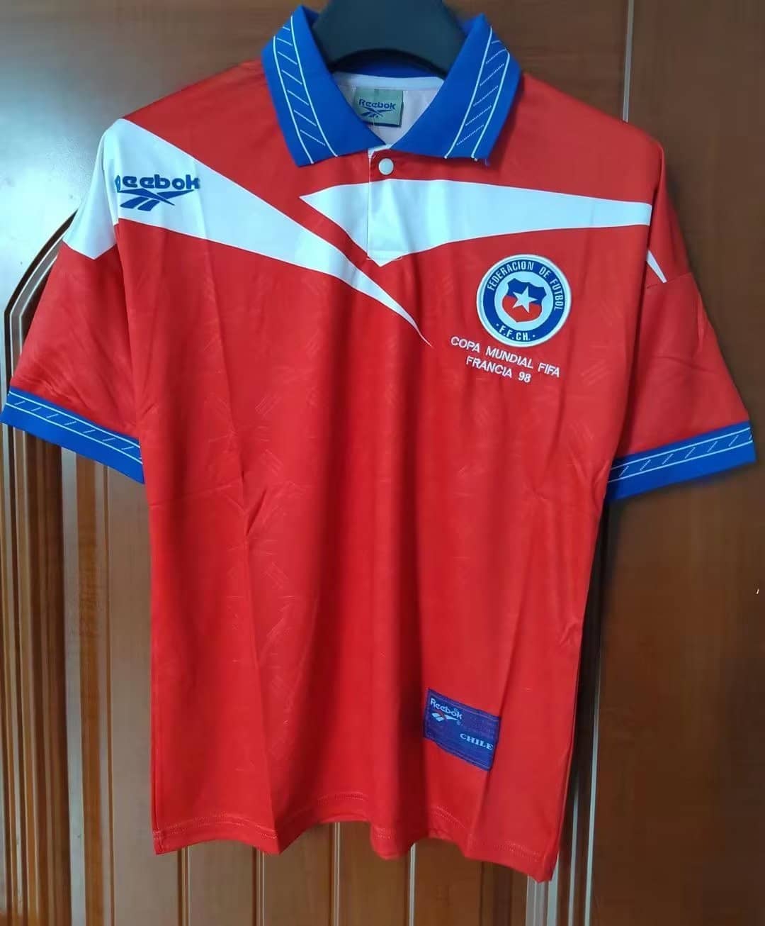 Mens Chile Retro Home Jersey 1998