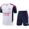 Mens Arsenal Short Training Suit White 2023/24