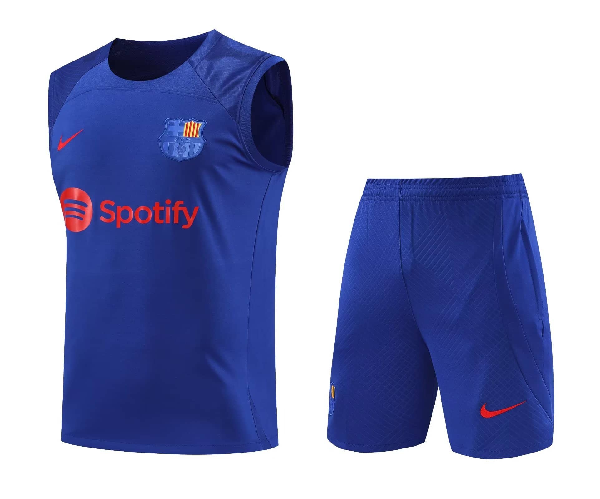 Mens Barcelona Singlet Suit Blue 2023/24