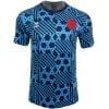 Mens Denmark Pre-Match Short Training Blue Jersey 2023