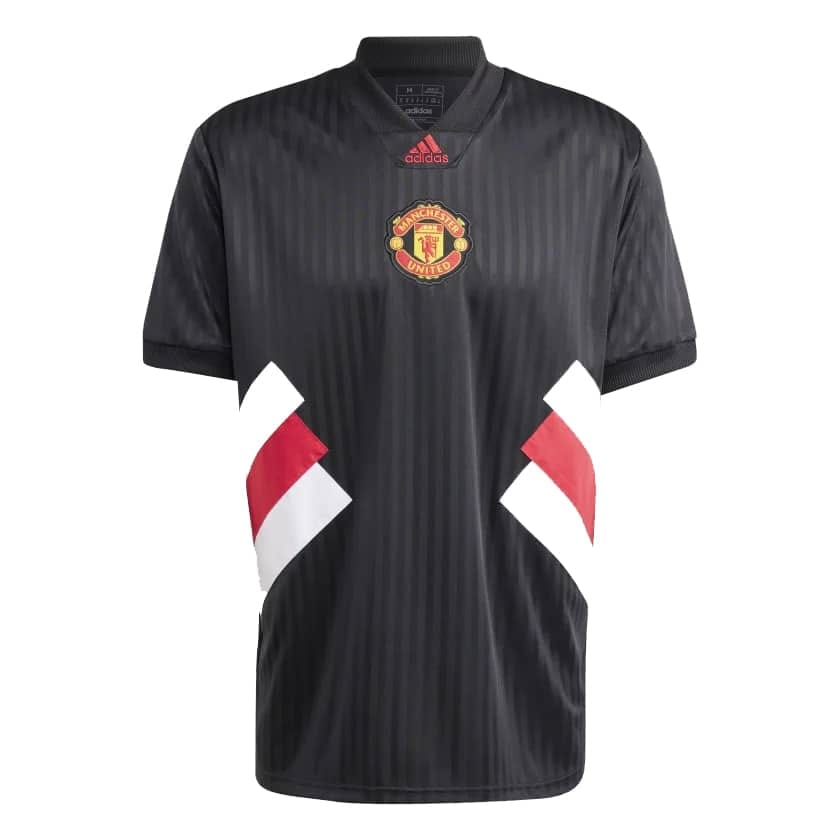 Mens Manchester United Icon Jersey Black 2023/24