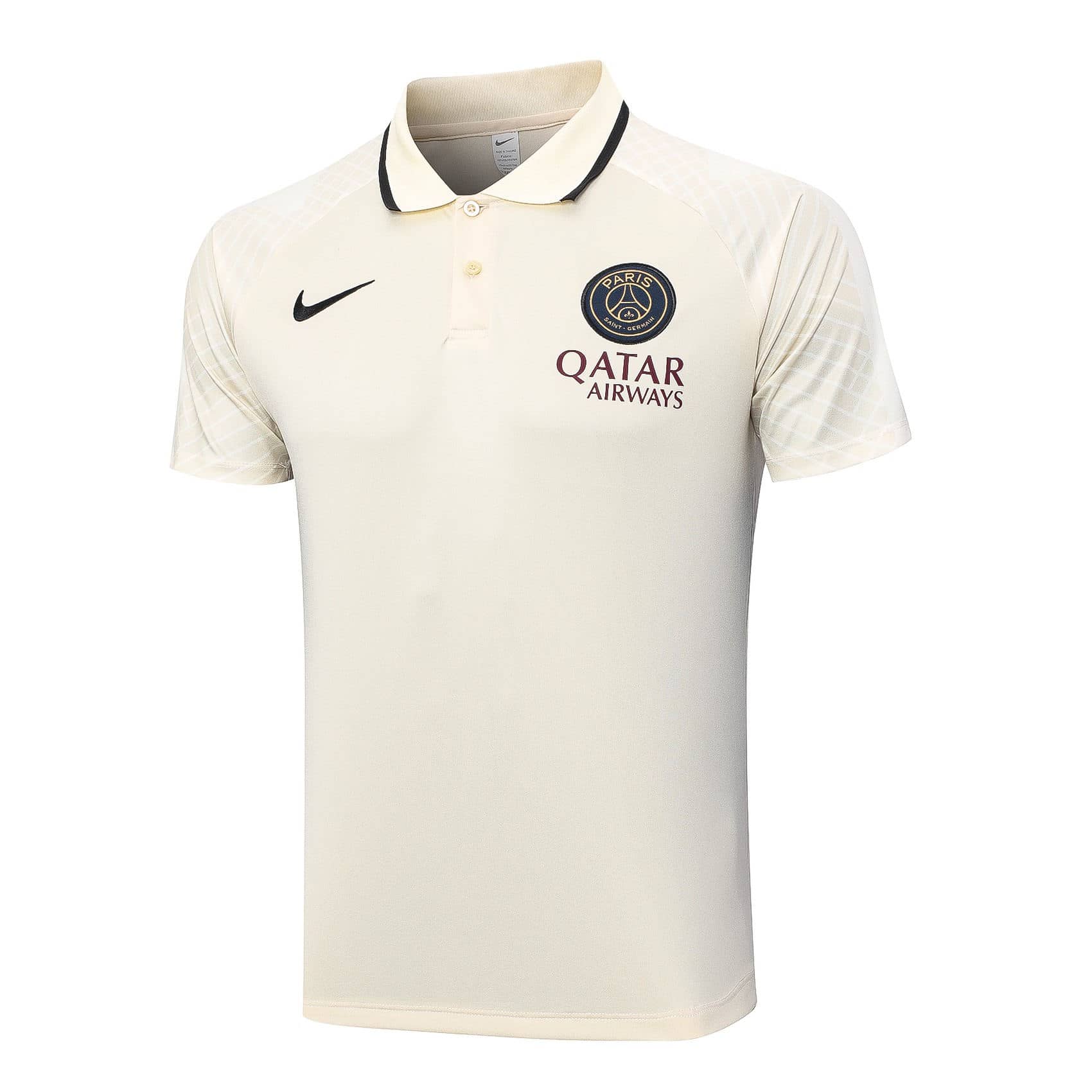 Männer PSG Polo-Shirt Beige 2023/24
