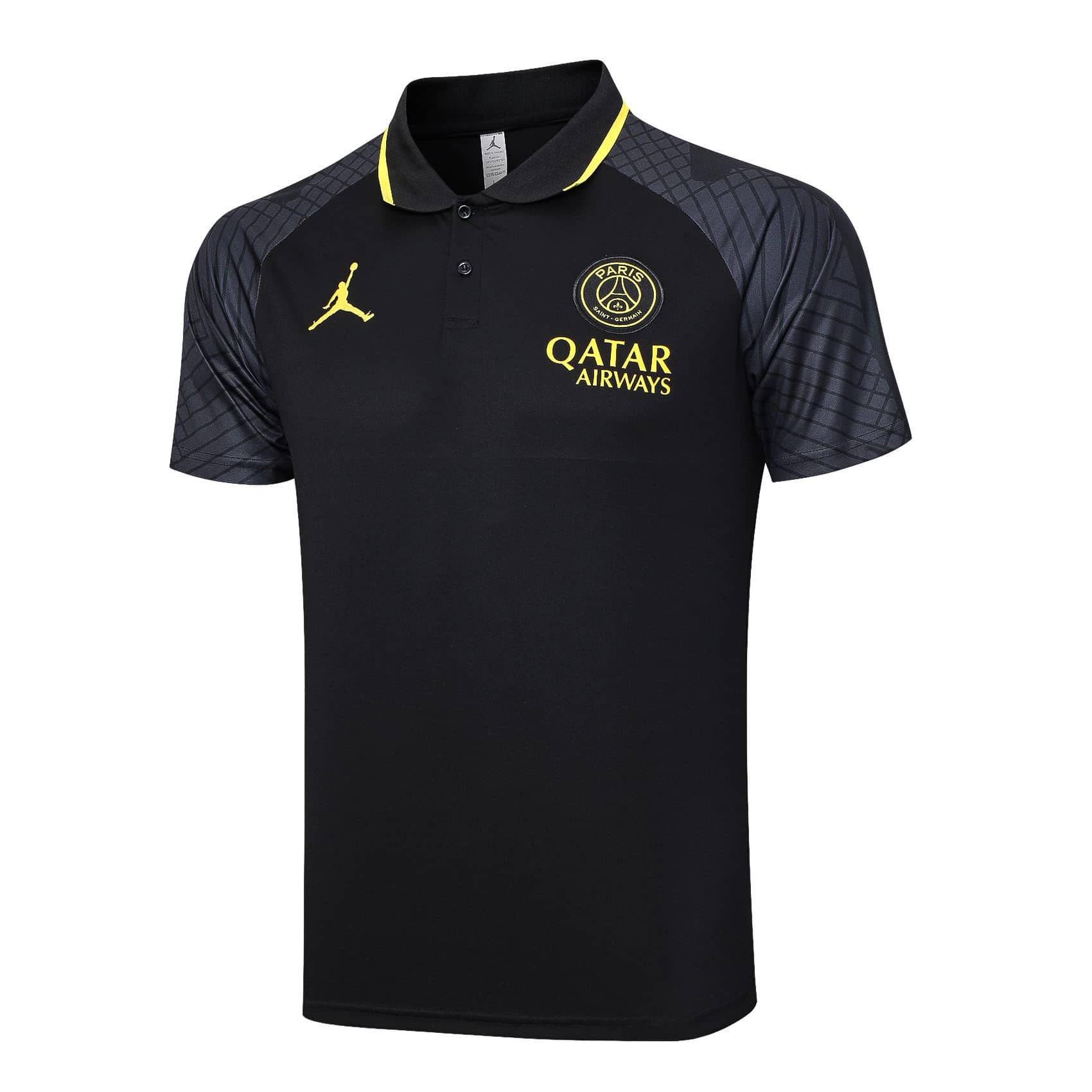 Mens PSG x Jordan Polo Shirt Black 2023/24