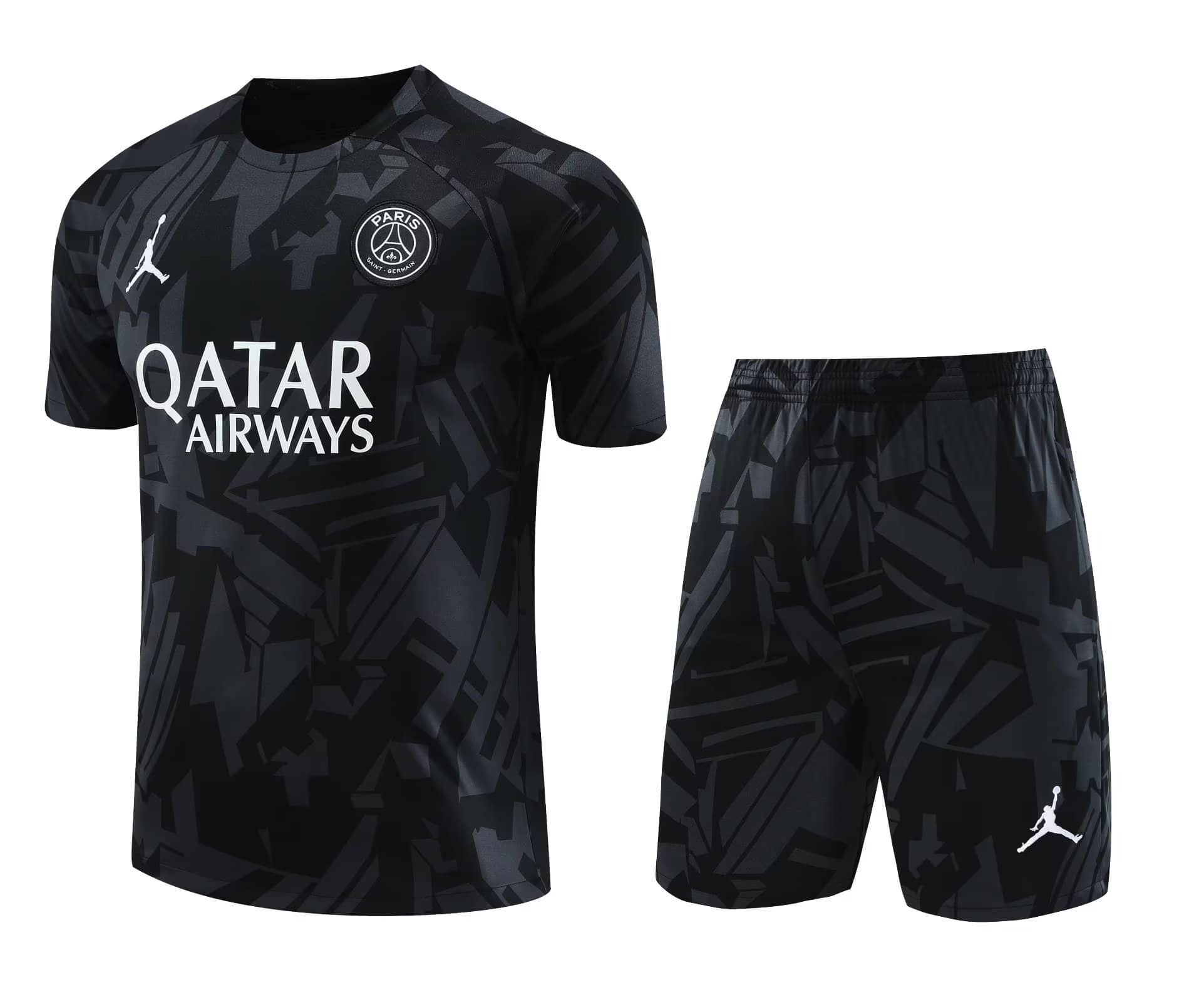 Männer PSG x Jordan Trainingsanzug Schwarz 2023/24
