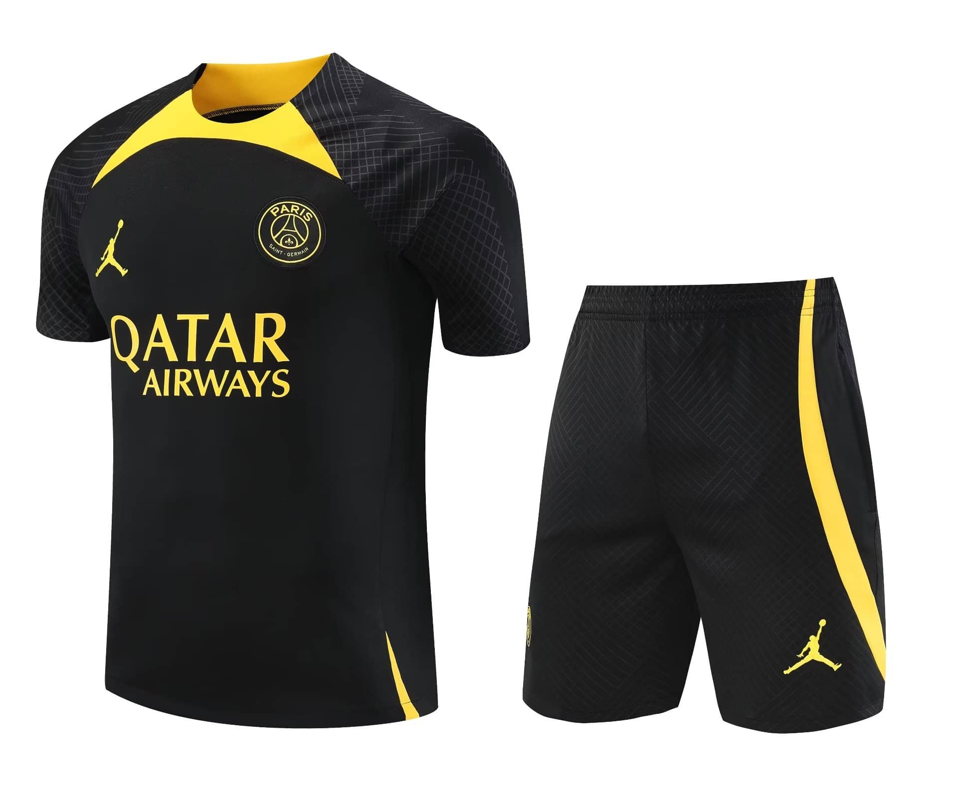 Mens PSG x Jordan Short Training Suit Black II 2023/24