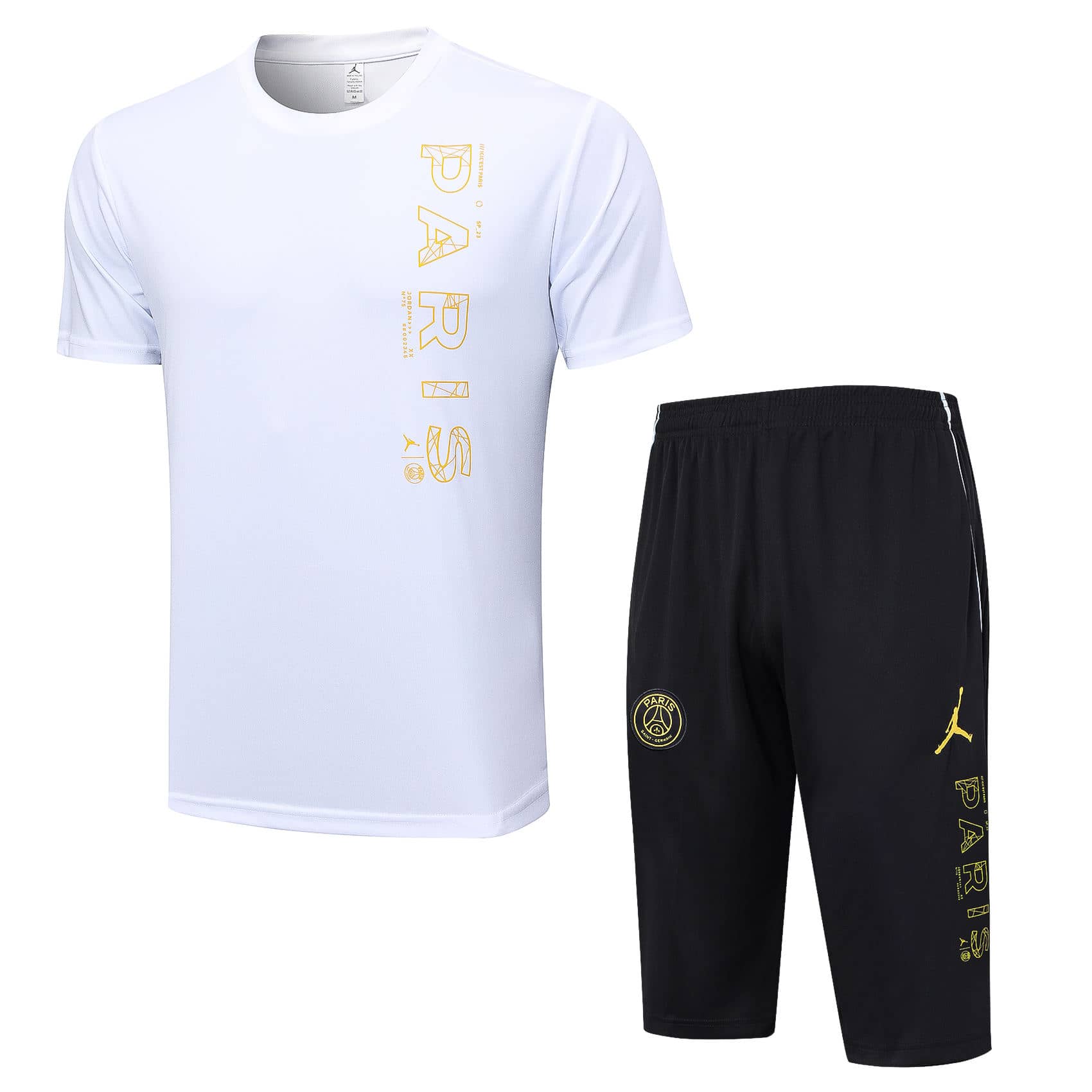 Mens PSG x Jordan Short Training Suit White 2023/24