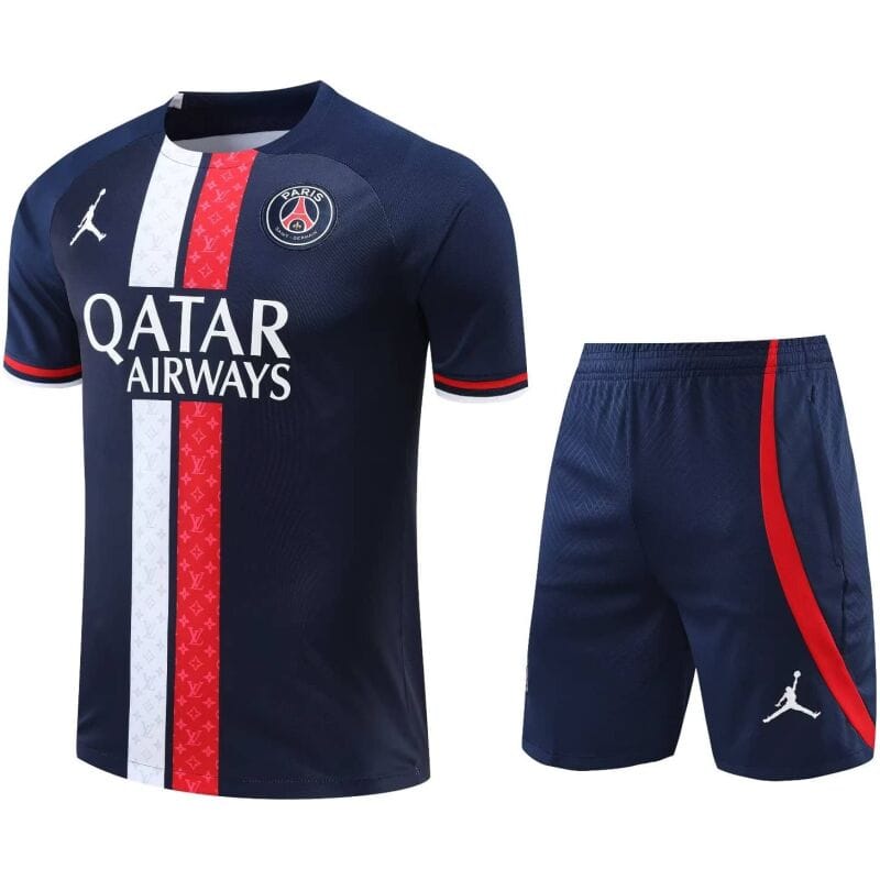 Mens PSG x Jordan Short Training Suit Navy 2023/24
