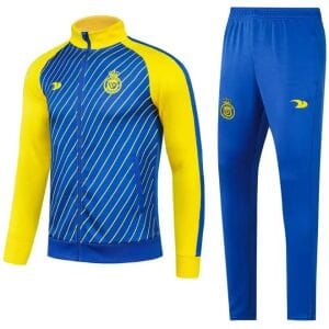 Mens Riyadh Al-Nassr Jacket + Pants Training Suit Blue 2023/24