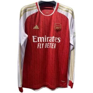 Mens Arsenal Home Jersey Long Sleeve 2023/24