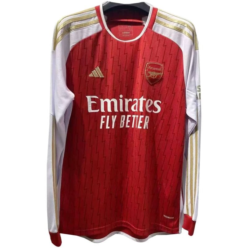Mens Arsenal Home Jersey Long Sleeve 2023/24