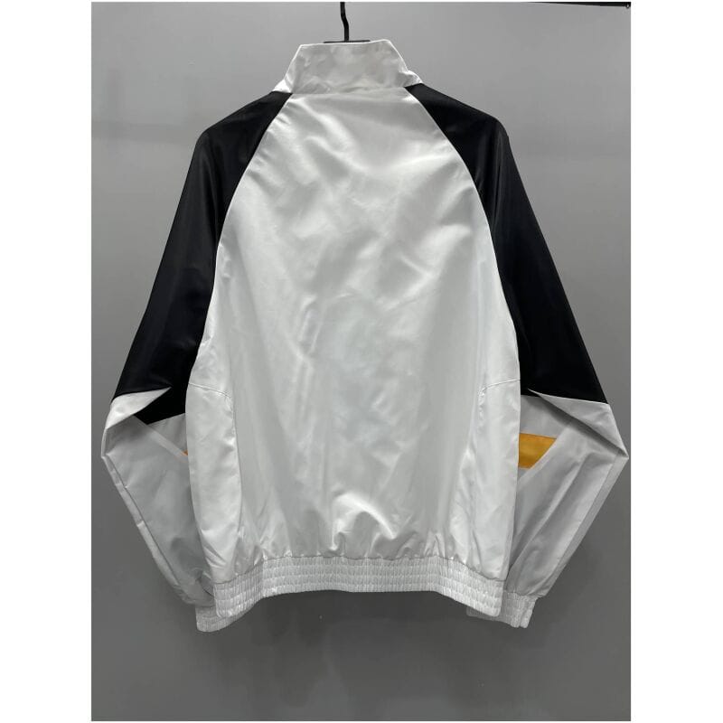 Mens Juventus Half-Zip Icon Windrunner Jacket White 2023/24
