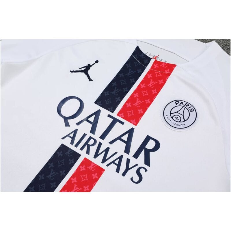 Mens PSG x Jordan Short Training Suit White 2023/24