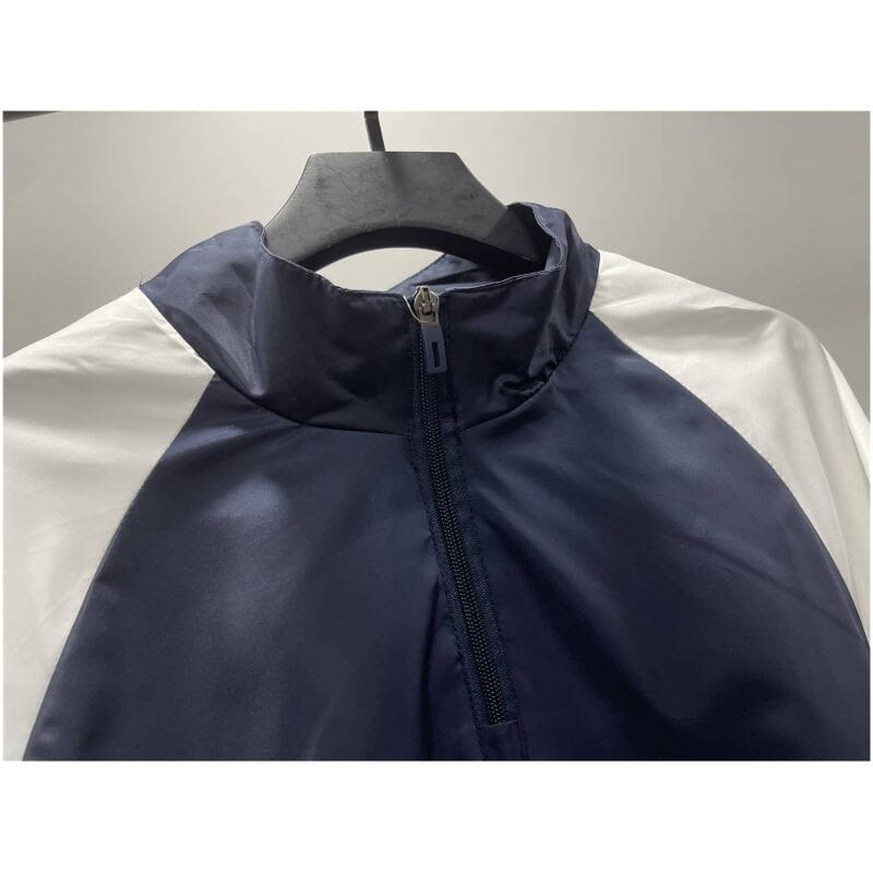 Mens Real Madrid Half-Zip Icon Windrunner Jacket Navy 2023/24