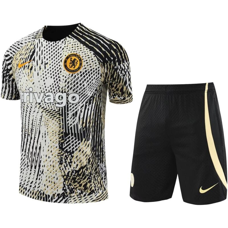 Mens Chelsea Short Training Suit Grey 2023/24