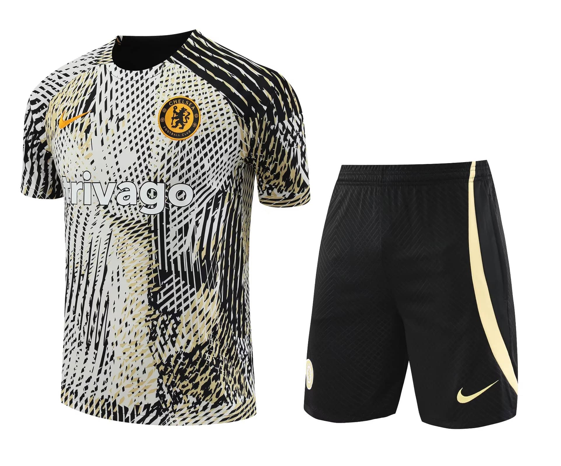 Mens Chelsea Short Training Suit Grey 2023/24