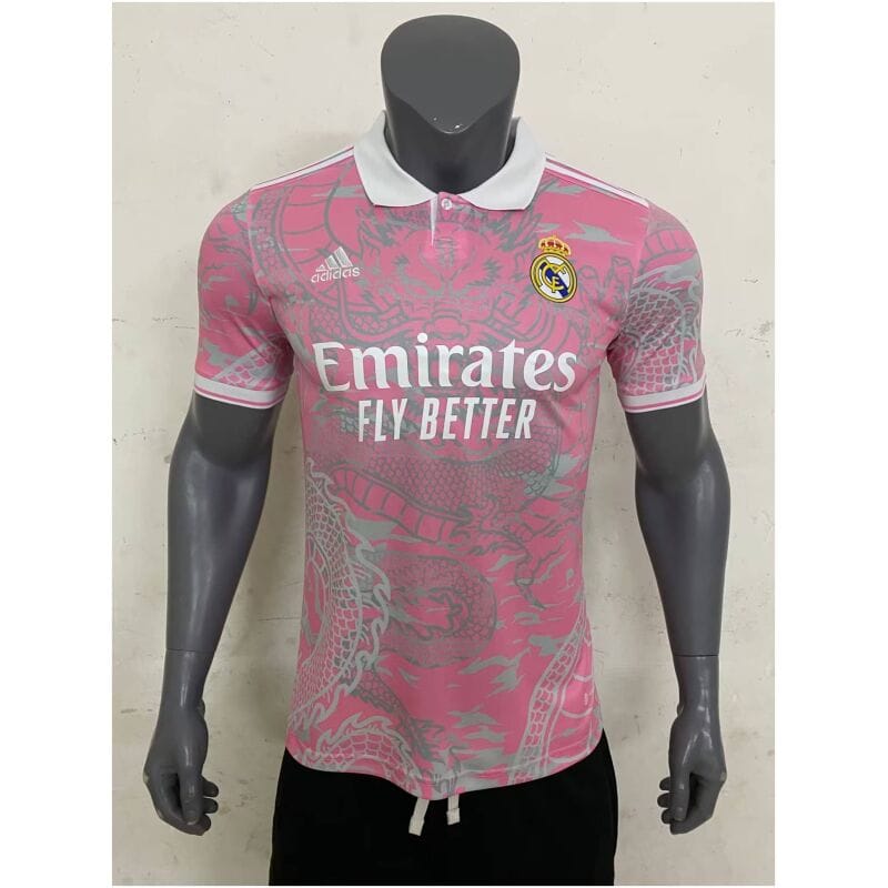 Mens Real Madrid Special Edition Pink Dragon Jersey 2023/24