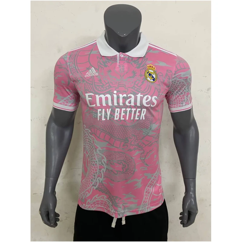 Mens Real Madrid Special Edition Pink Dragon Jersey 2023/24