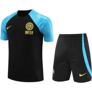 Mens Inter Milan Short Training Suit Black 2023/24