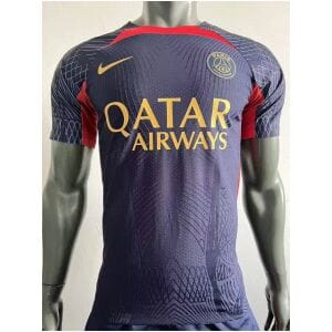 Mens PSG Pre-Match Short Training Authentic Navy Jersey 2023/24 – Match