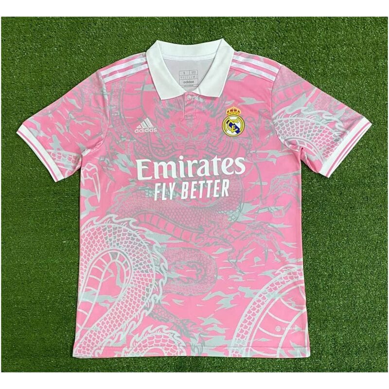 Mens Real Madrid Special Edition Pink Dragon Jersey 2023/24