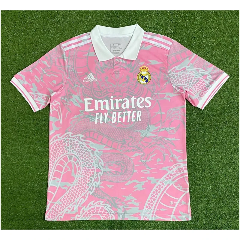 Mens Real Madrid Special Edition Pink Dragon Jersey 2023/24