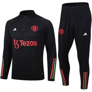 Mens Manchester United Training Suit Black 2023/24