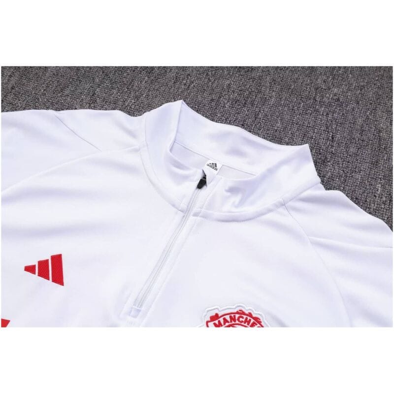 Mens Manchester United Training Suit White 2023/24