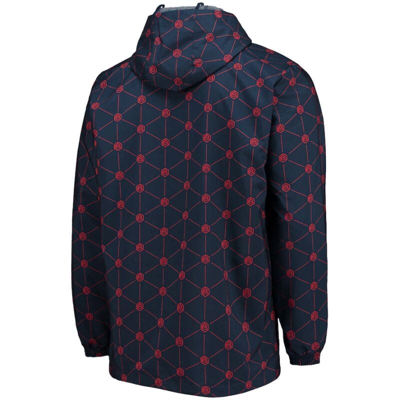 Mens Arsenal AEROREADY Full-Zip Windrunner Jacket Navy 2023/24