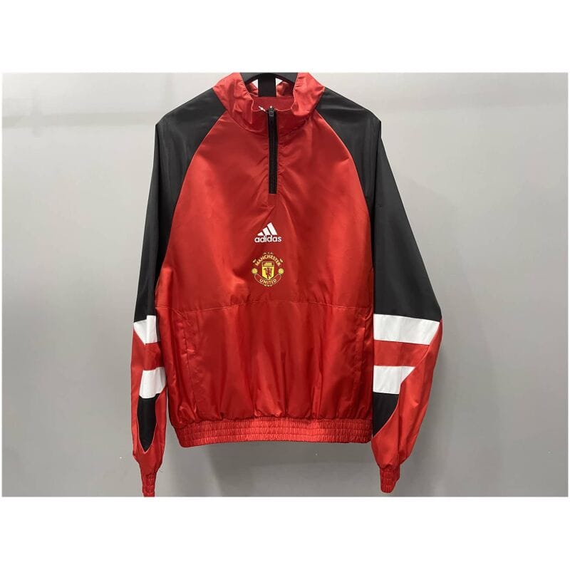 Mens Manchester United Half-Zip Icon Windrunner Jacket Red 2023/24