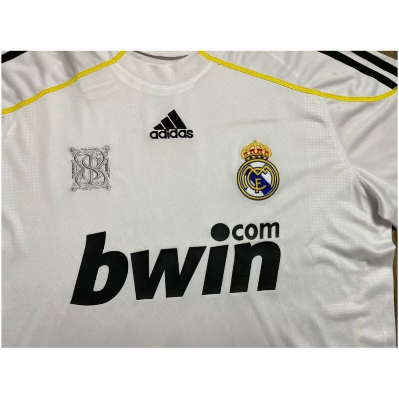 Mens Real Madrid Retro Home Jersey 2009/10
