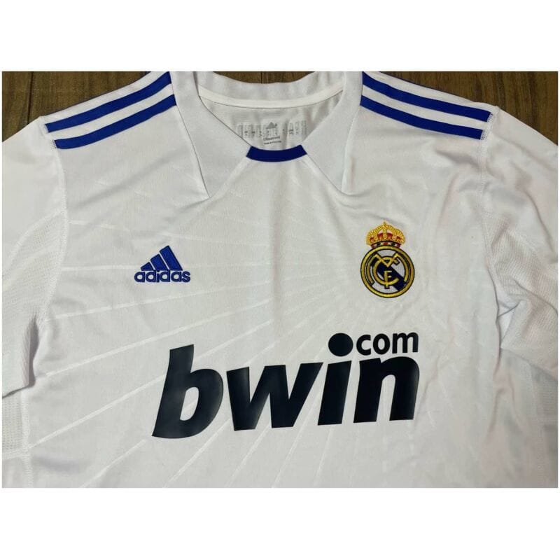 Mens Real Madrid Retro Home Jersey 2010/11