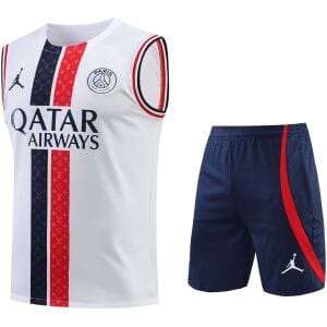 Mens PSG x Jordan Singlet Suit White 2023/24