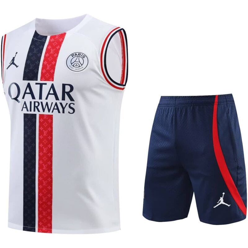 Mens PSG x Jordan Singlet Suit White 2023/24