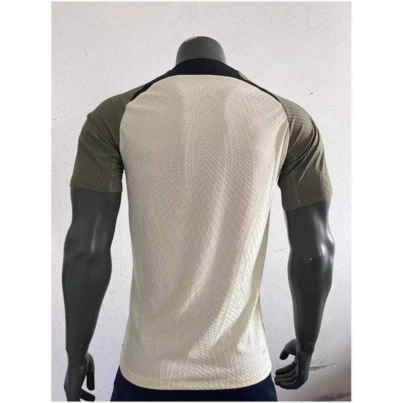 Mens Barcelona Pre-Match Short Training Authentic Beige Jersey 2023/24 – Match