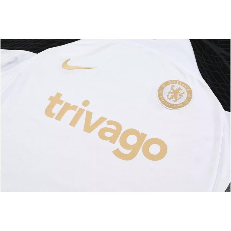 Mens Chelsea Short Training Suit White 2023/24